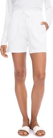 Coolibar Womens Knit Shorts - UPF 50+ Sun Protection - Aventura in White at Nordstrom, Size Xx-Large