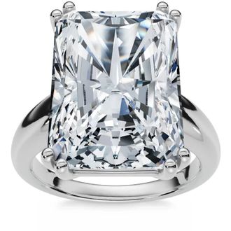 Pompeii3 Certified 7Ct Radiant Cut Diamond Engagement Ring 14k Gold Lab Grown