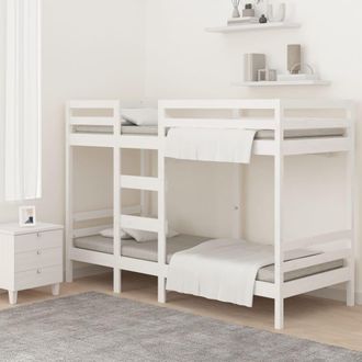 vidaXL Vidaxl - Litera De Madera Maciza De Pino 80x200 Cm