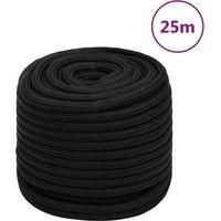 OEM Cuerda De Trabajo Negra, 18 Mm, 25 M, Poli&eacute;ster - Crezuo