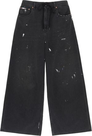 Maison Margiela Dames, Jeans, Zwart, Maat: W26