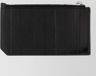 Saint Laurent eel leather card holder