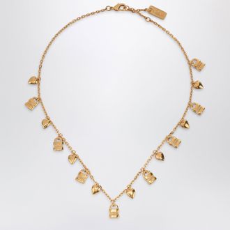 Chlo&eacute; Collana Paddington con charm in ottone oro