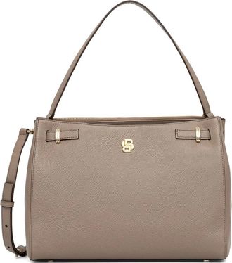 BOSS Borsa tote con monogramma - Marrone