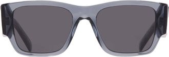Prada Dark Grey Square Mens Sunglasses PR 10ZS 17T08Z 54