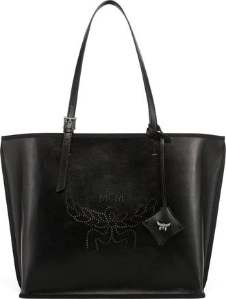 MCM Himmel Shopper in MIRUM&not;&AElig; in Black at Nordstrom, Size Medium