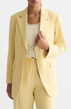 Scotch & Soda One-Button Blazer in Parsnip at Nordstrom, Size X-Large