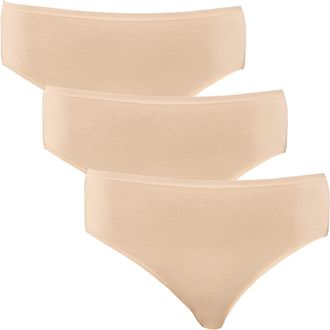Schiesser Womens 3 Pack Cotton Essentials Briefs