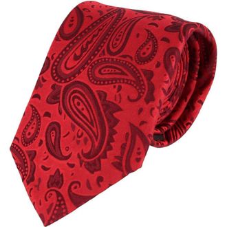 Trafalgar Store Banbury Tone on Tone Paisley Silk Necktie in Red at Nordstrom