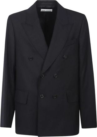 Our Legacy Unconstructed DB Blazer - Heren - Blazers - Zwart - L - Wol - Jassen