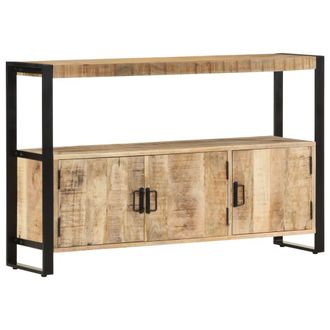 vidaXL Aparador Madera Maciza De Mango 120x30x75 Cm Vidaxl