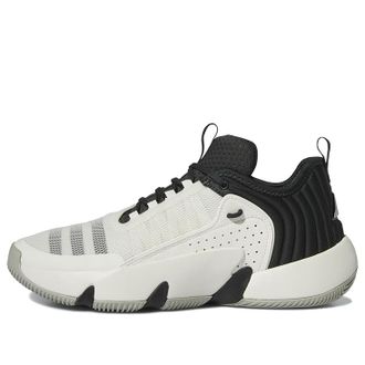 adidas Trae Unlimited Basketball Shoes White Black Grey IF5609