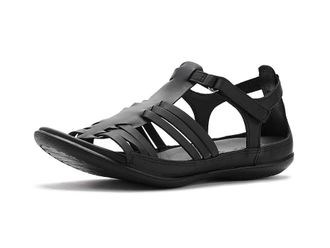 Ecco Flash Huarache Leather Womens Dress Sandals Black : EU 41 (US Womens 10-10.5) M
