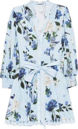 Alice & Olivia Alice + Olivia Lucy mini-shirtjurk
