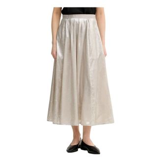 Oui Dames, Rokken, Grijs, Maat: XL Poliester