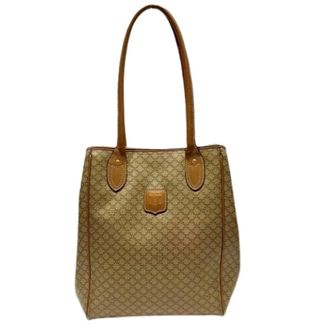 Celine Pre-owned Tote Bags, female, Beige, Size: ONE SIZE Pre-owned Macadam PVC Shoulder Bag