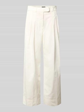 Boss Orange by Hugo Boss BOSS Orange Wide Leg Chino aus Baumwoll-Mix Modell C_Tanjura5-D in Offwhite, Gr&ouml;&szlig;e 34