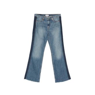 Re/Done Frayed-hem Jeans