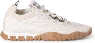 Miu Miu TYRE SNEAKERS IN TECHNICAL FABRIC AND SUEDE - Miu Miu - Woman