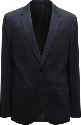 Dondup Uj 900 Katoen/Zijde Jas - Heren - Blazers - Blauw - XL - Katoen - Jassen