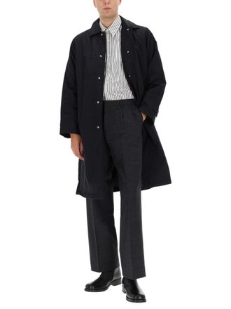 Sunflower Nylon Raincoat - Black