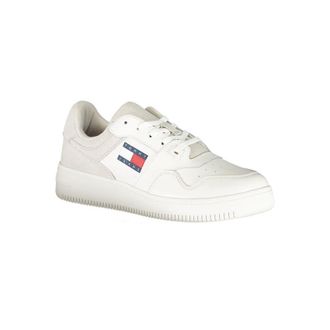 Tommy Hilfiger Leather Logo Sneaker - White