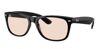 Ray-Ban RB2132F New Wayfarer Asian Fit 601/84 Mens Sunglasses Black Size 55