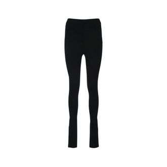 Toteme Zip Leggings - - Trousers - Donna - Nero - S