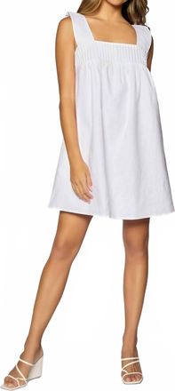 Lost + Wander Cabrera Mist Mini Dress In White