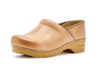 Dansko Professional Mens Clog Shoes Honey Distressed : EU 43 (US Mens 9.5-10) Wide, Leather