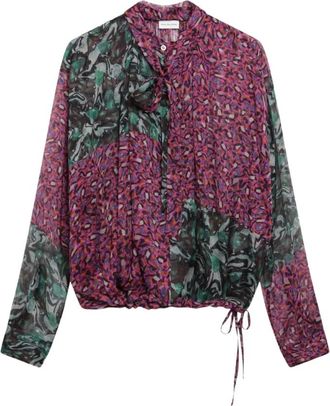 Dries Van Noten Overhemden, Dames, Veelkleurig, S, Blouse