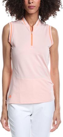 adidas Adidas Ultimate Sleeveless Zip Polo Shirt