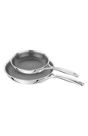 Zwilling Peak Nonstick Stainless Steel Set of 2 Fry Pans at Nordstrom
