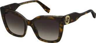 Marc Jacobs Stijlvolle Zonnebril - Dames - Zonnebrillen - Bruin - 54 MM - Accessoires