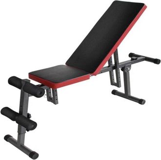 Trade Shop Trade Shop - Panca Regolabile Multifunzione Piana Inclinata Pesi Addominali Bodybuilding