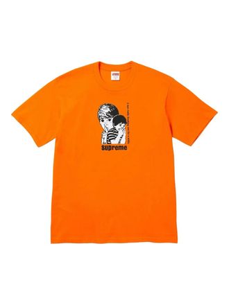 SUPREME T-shirt con grafica - Arancione