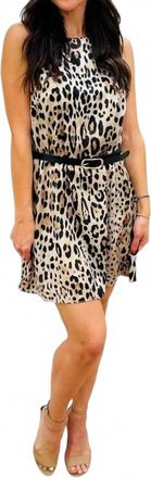 Misa Jonah Mini Dress In Leapord