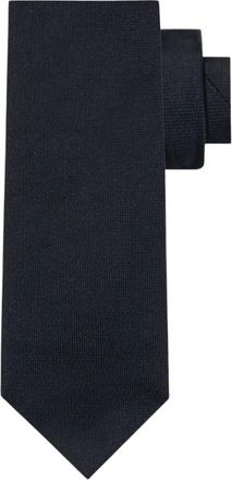 Brooks Brothers Hopsack Zijden Stropdas - Heren - Stropdassen - Blauw - ONE Size - Accessoires