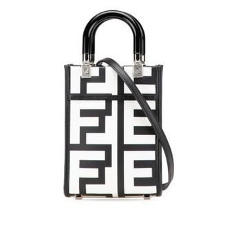 Fendi Pre-owned Mini Bags, female, Multicolor, Size: ONE SIZE Pre-owned Sunshine Shopper Small Leather 2way Bag