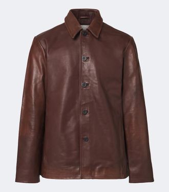 STUDIO NICHOLSON Leather jacket