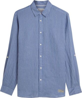 Scotch & Soda Casual Overhemden - Heren - Casual Overhemden - Blauw - XL - Overhemden