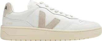Veja Veja V-90 Leather Low-Top Sneakers
