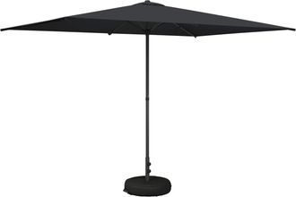 vidaXL Paraguas De Jard&iacute;n Con Base 200 X 300 Cm Poli&eacute;ster Rectangular Vidaxl