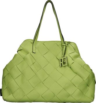 Rebelle Kate Tote Bag - Dames - Shoppers - Groen - ONE Size - Leer - Tassen