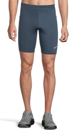 Brooks Source 9 Short Tights Mens Shorts Blue Slate : 2XL 9, Spandex/Polyester