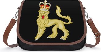 Generic Coat of Arms of The United Kingdom Small Womens Crossbody Bags Shoulder Handbag with Adjustable Strap for Travel