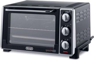 DeLonghi Eo20792 Fornetto Elettrico 7 Funzioni 20 L 1300 W Ventilato Grill Girarrosto Timer 120 Min Colore Nero