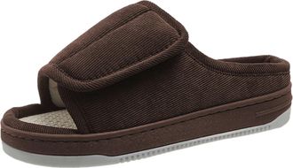 Generic Slippers Women Adjustable Linen Footwear For Outdoor Indoor Comfortable Slides With Hook And Loop Closure Anti Slip Home Use For Men And Ladies Womens