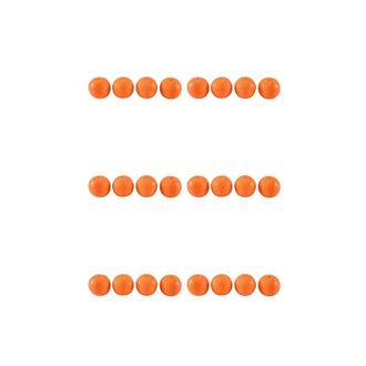 OEM 24 Piezas De Pl&aacute;stico Blando Que Simulan Naranjas Para Decoraci&oacute;n Del Hogar, Color Burdeos