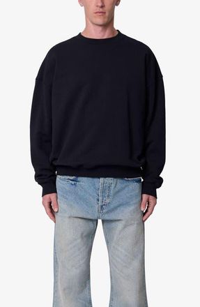 mnml Heavyweight Basic Crewneck Sweatshirt in Black at Nordstrom, Size Xx-Large